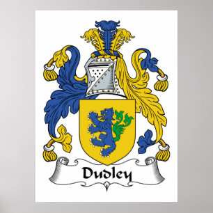 Dudley Family Crest Poster