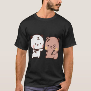 Dudu Bear And Bubu Panda Playing Colouring Themsel T-Shirt