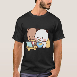 Dudu Bear And Bubu Panda Watching Movie Togetherâ T-Shirt