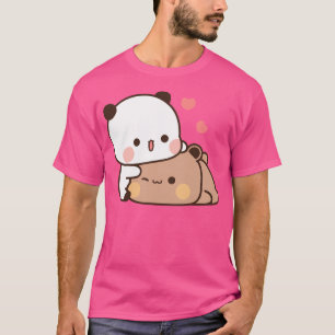 Dudu Bear And Bubu Pandas Love Relaxing Moment T-Shirt