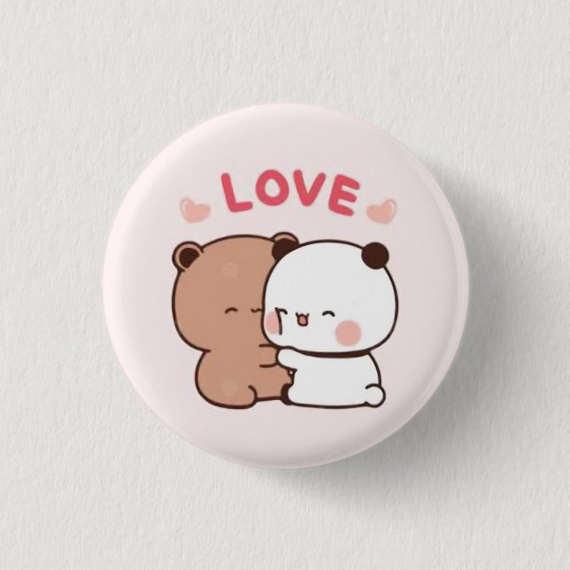 Dudububu - Lovely pin button (Front)