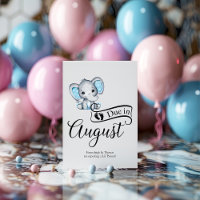 Due in August Little Peanut Baby Boy Elephant