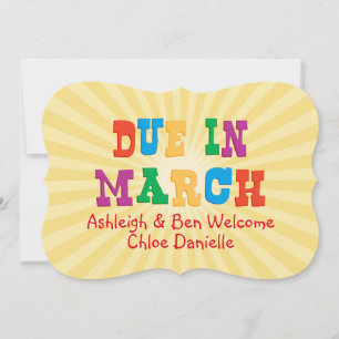 Due In March Announcement