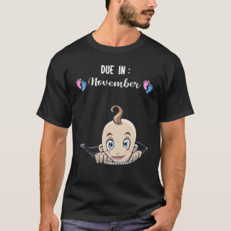 Due in November pregnancy T-Shirt