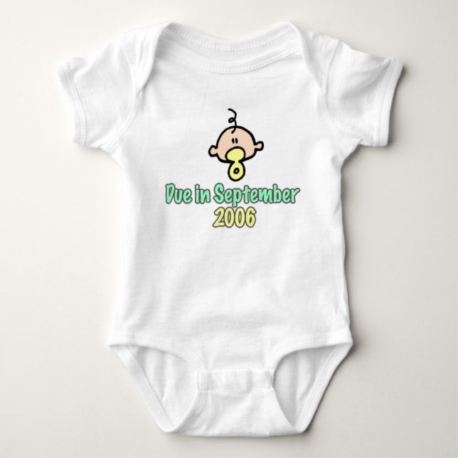 Due in September 2006 Baby Bodysuit (Front)