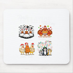 Due To Inflation Halloween Thanksgiving Men Women Mouse Mat