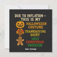 Due To Inflation This Is My Funny Halloween Costum