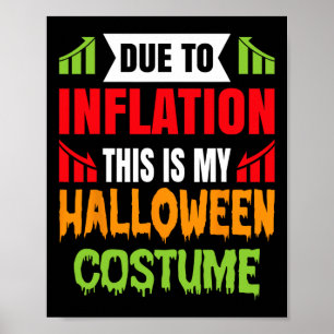 Due To Inflation This Is My Halloween Costume Poster