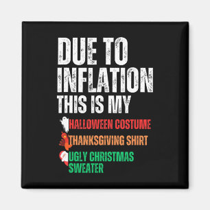 Due To Inflation This Is My Halloween Thanksgiving Magnet
