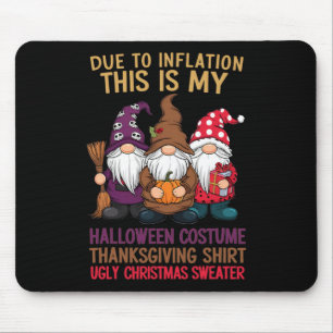 Due To Inflation This Is My Halloween Thanksgiving Mouse Mat