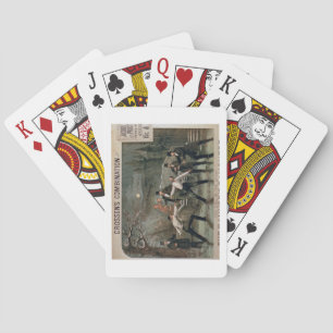 'Duel in the Snow', poster for 'The Banker's Daugh Playing Cards