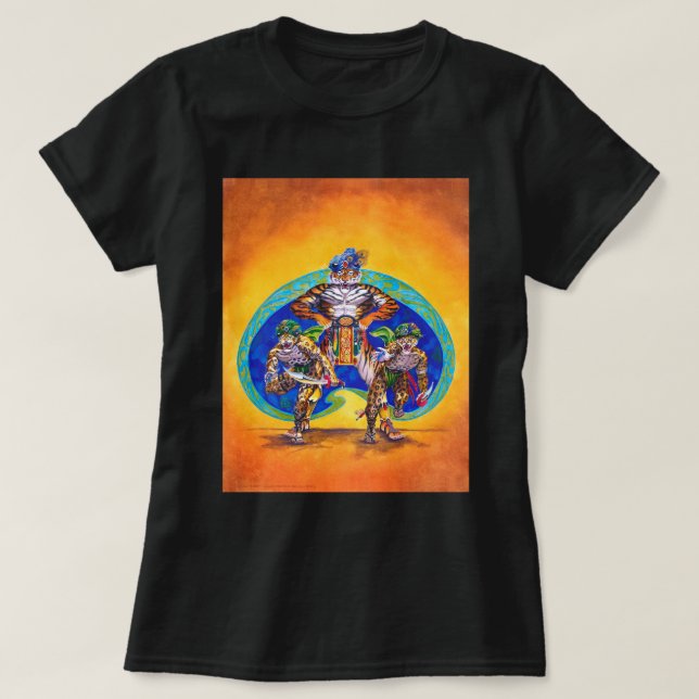 Duelist #4 Cat Warriors Cover Art T-Shirt (Design Front)