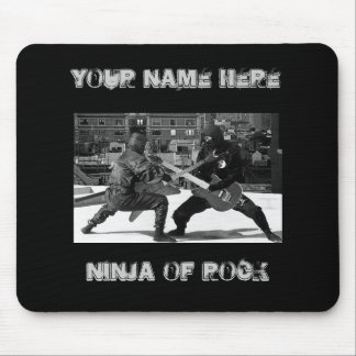 Duelling ninjas mouse mat