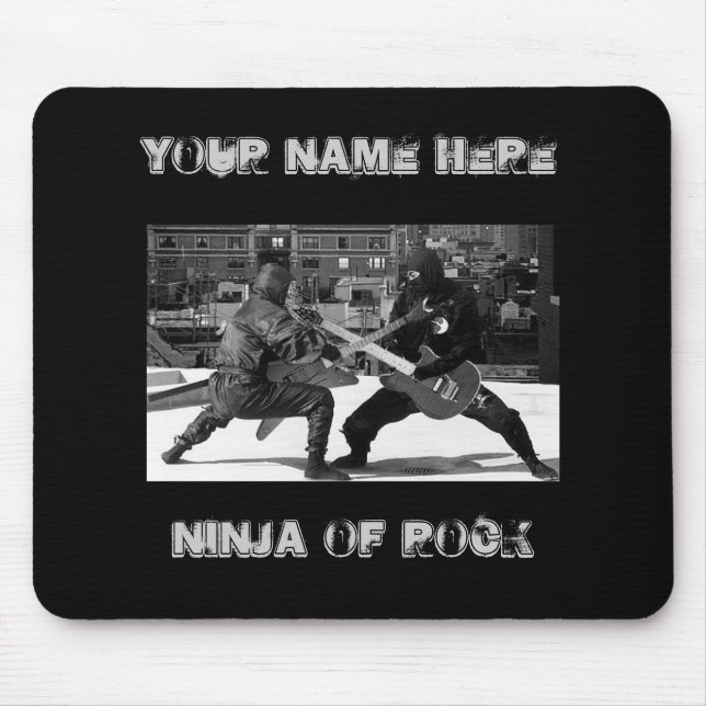 Duelling ninjas mouse mat (Front)