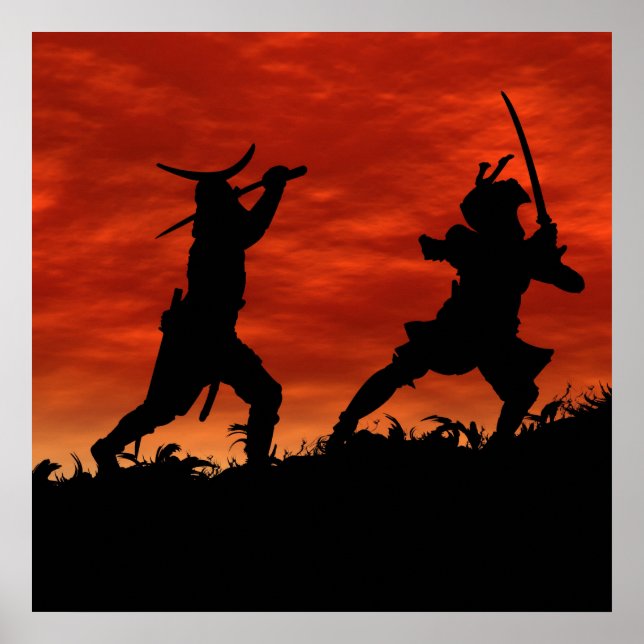 Duelling Samurai Poster (Front)