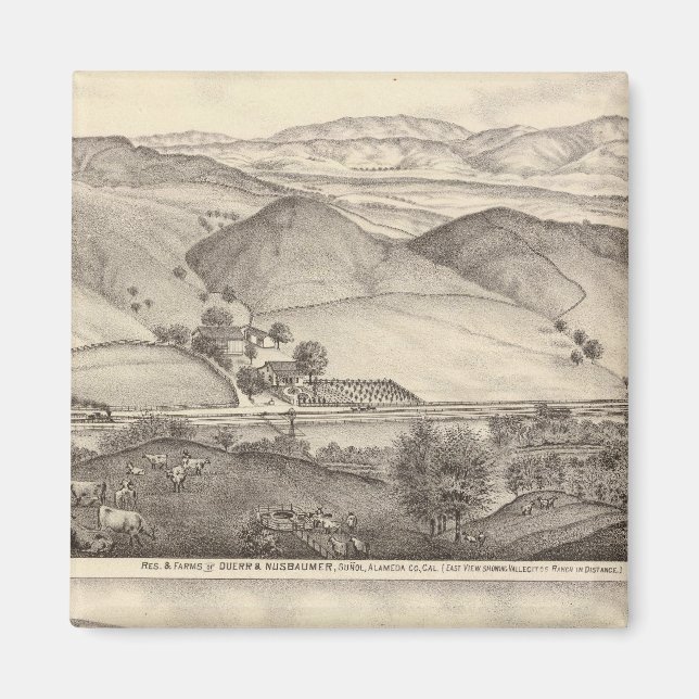 Duerr, Nusbaumer, Bachelder ranches Magnet (Front)