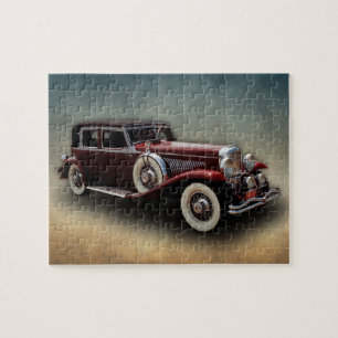 Duesenberg (Duesy) Model J Classic Car Jigsaw Puzzle