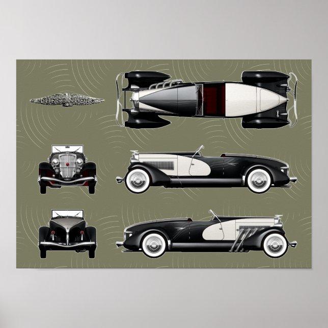 Duesenberg speedster poster (Front)