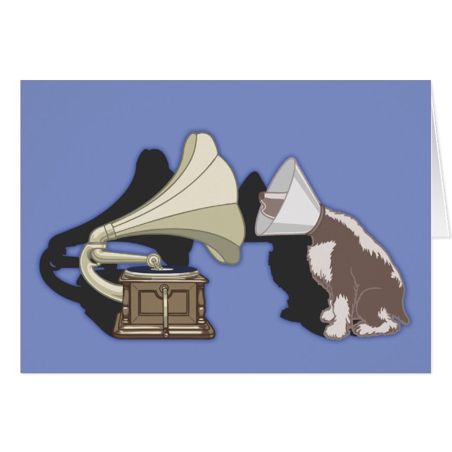 Duet - Dog & Gramophone (Front Horizontal)