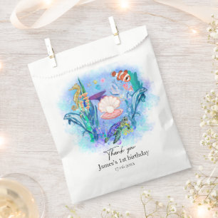 Duet Ocean Sea Animals Blue Favour Bags