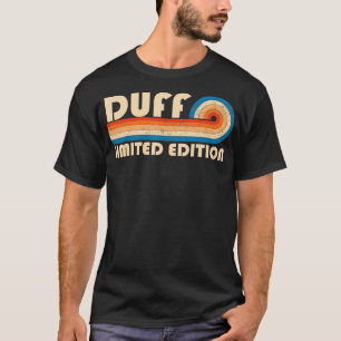 DUFF Surname Retro Vintage 80s 90s Birthday Reunio T-Shirt