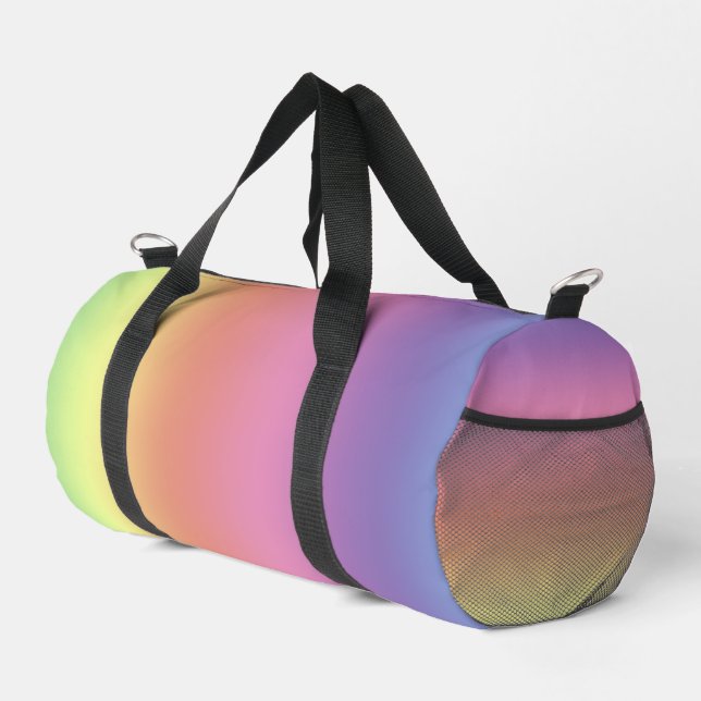 Duffel Bag - Blended Rainbow Colours (Right Corner)
