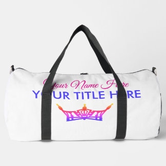 Duffel bag for your pageant princess or queen!