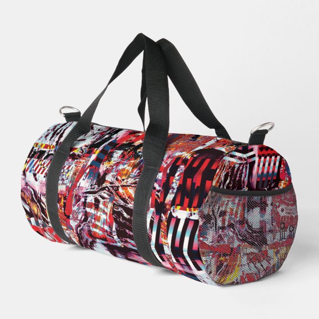 Duffel Bag – Fragmented Pulse (Right Corner)