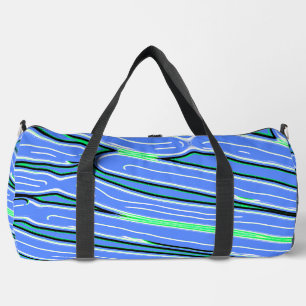 Duffel Bag, Modern blue colour classic design Duffle Bag