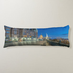 Dufferin Terrace at dawn Body Cushion
