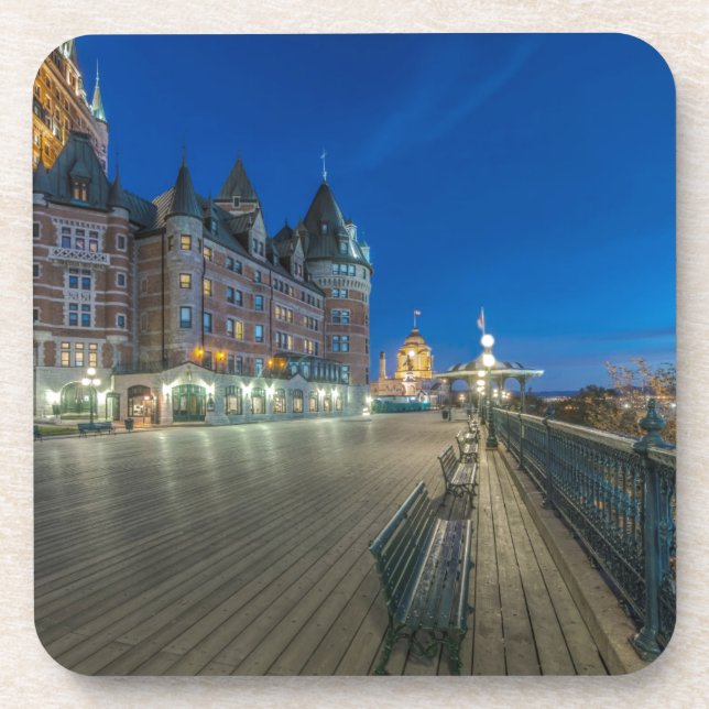 Dufferin Terrace at dawn Coaster (Front)
