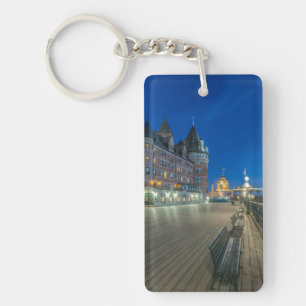 Dufferin Terrace at dawn Key Ring