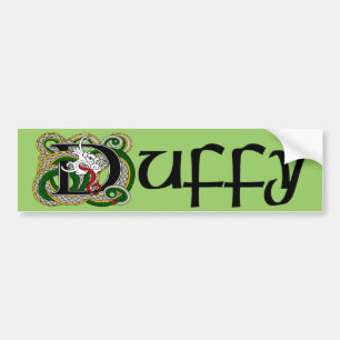 Duffy Celtic Dragon Bumper Sticker