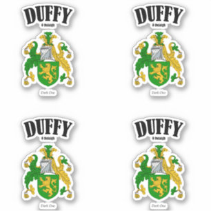 Duffy Crest Irish Translation & Meaning (x4)