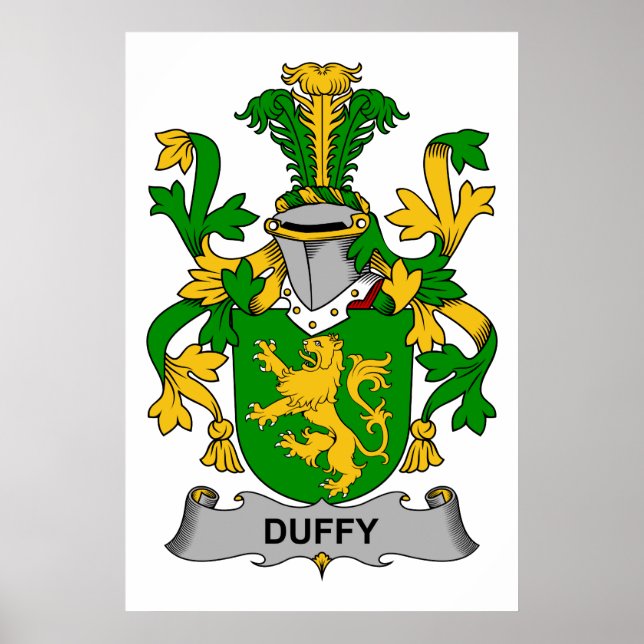 Duffy Family Crest Poster (Front)