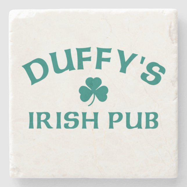 Duffy's Irish Pub  Stone Coaster (Front)