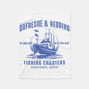 Dufresne And Redding Fishing Charters Lover Fleece Blanket