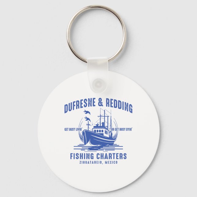 Dufresne And Redding Fishing Charters Lover  Key Ring (Front)