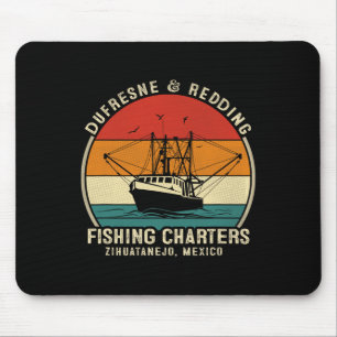 Dufresne And Redding Fishing Charters - Vintage Bo Mouse Mat