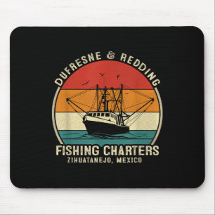 Dufresne And Redding Fishing Charters - Vintage Bo Mouse Mat