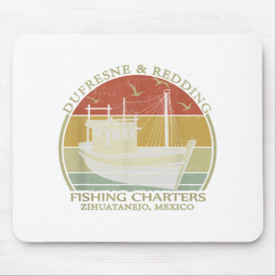 Dufresne And Redding Fishing Charters - Vintage Fi Mouse Mat