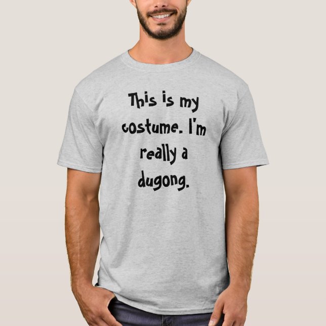 Dugong Costume T-Shirt (Front)