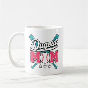 Dugout Mum Baseball Coffee Mug