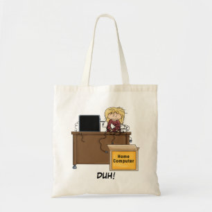 Duh Home Computer tote bag