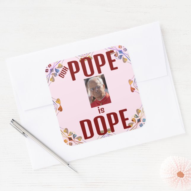 Duh Pope is Dope Sticker (Envelope)