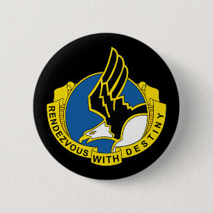 DUI - 101st Airborne Division 6 Cm Round Badge