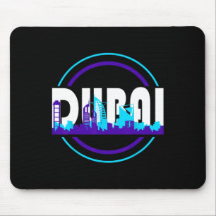 Dui United Arab Emirates Vacation Travel Souvenir Mouse Mat