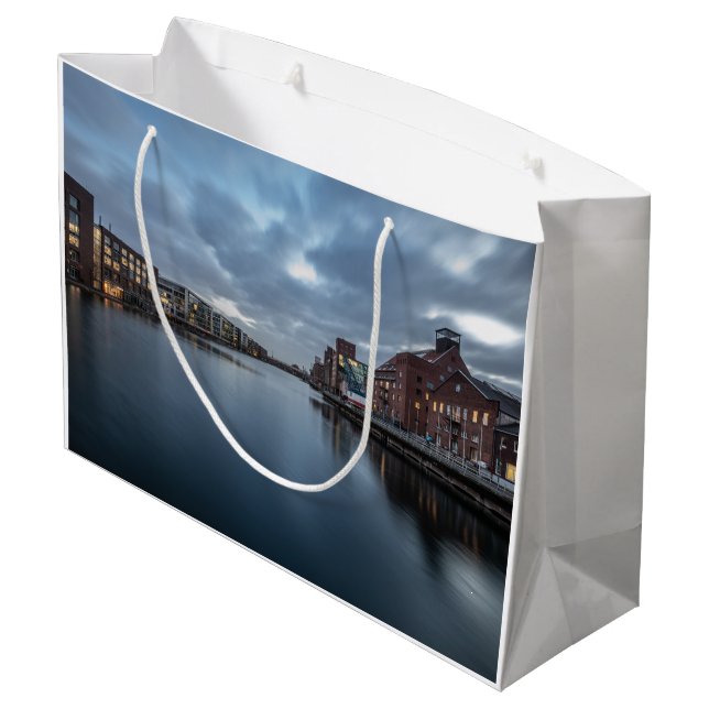 Duisburg Germany Large Gift Bag (Back Angled)