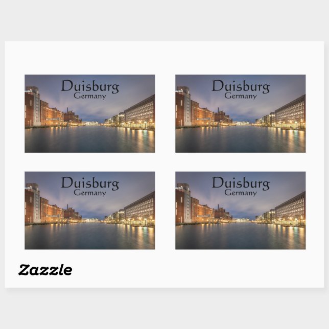 Duisburg Germany Rectangular Sticker (Sheet)