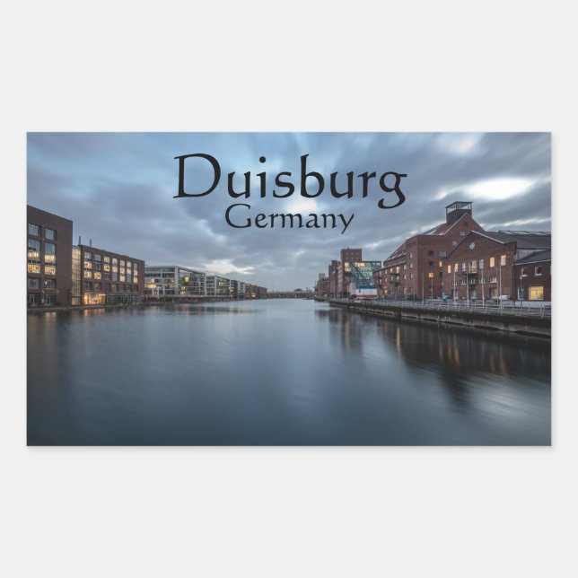Duisburg Germany Rectangular Sticker (Front)